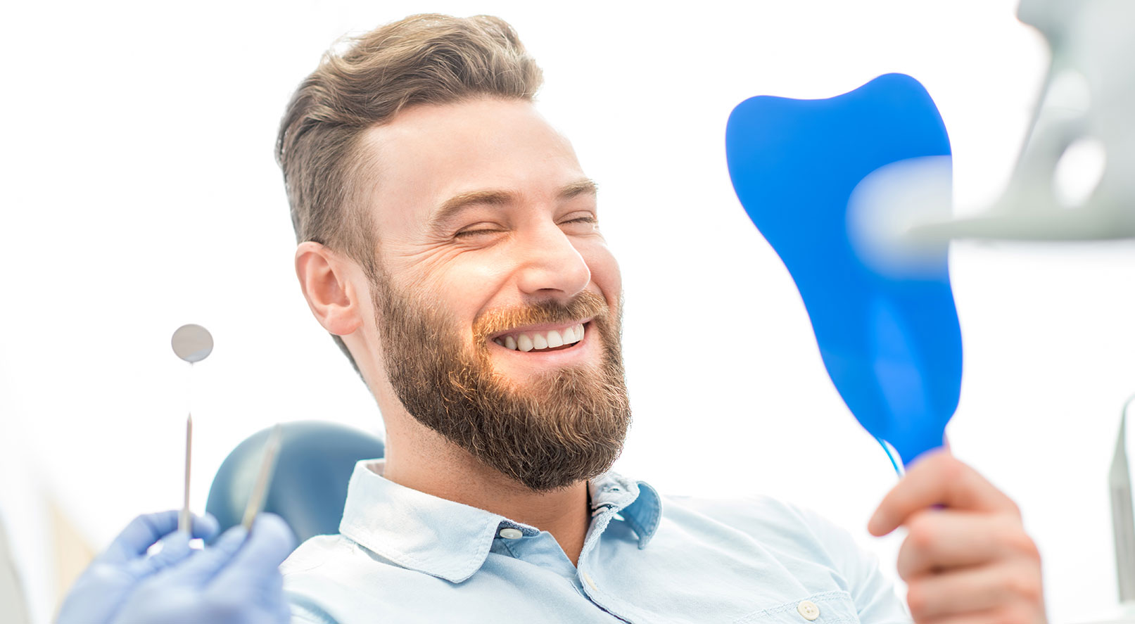 Woman holding invisalign