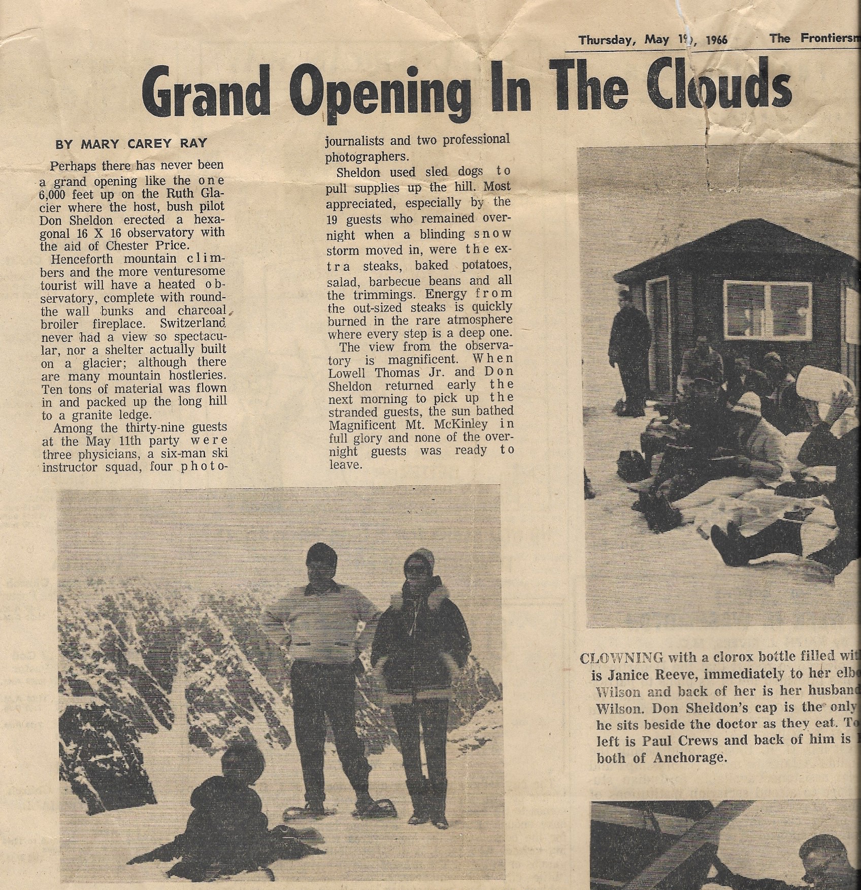 The Sheldon Mountain House, 1966