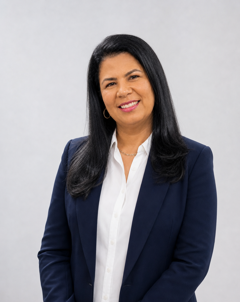 Luciana Rampi em sala de aula