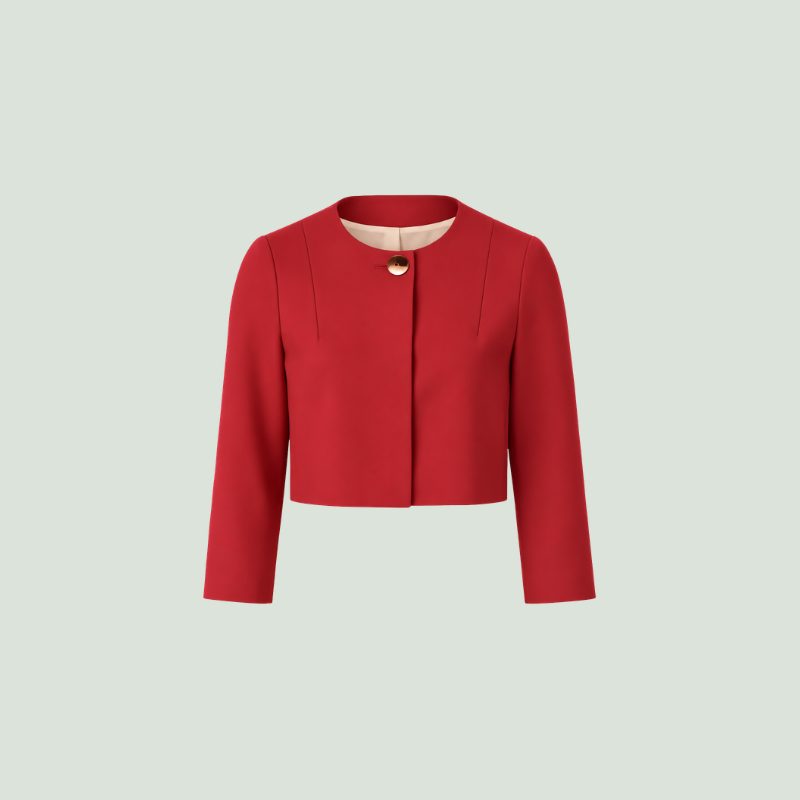 Rita in red, front