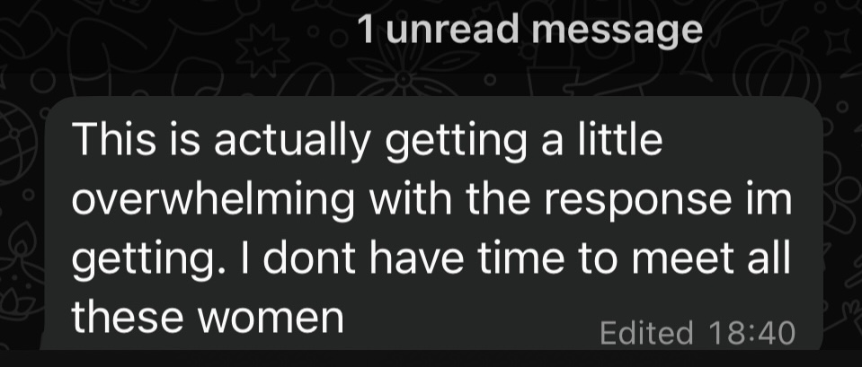 Message from a reader