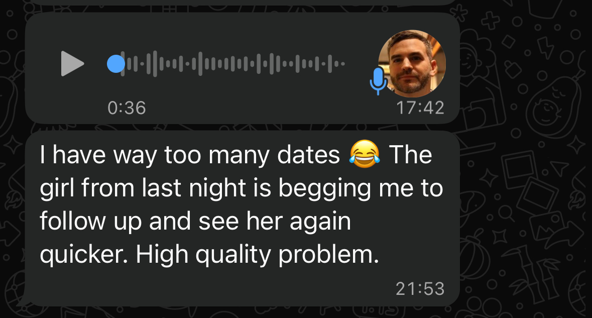 Message from a reader