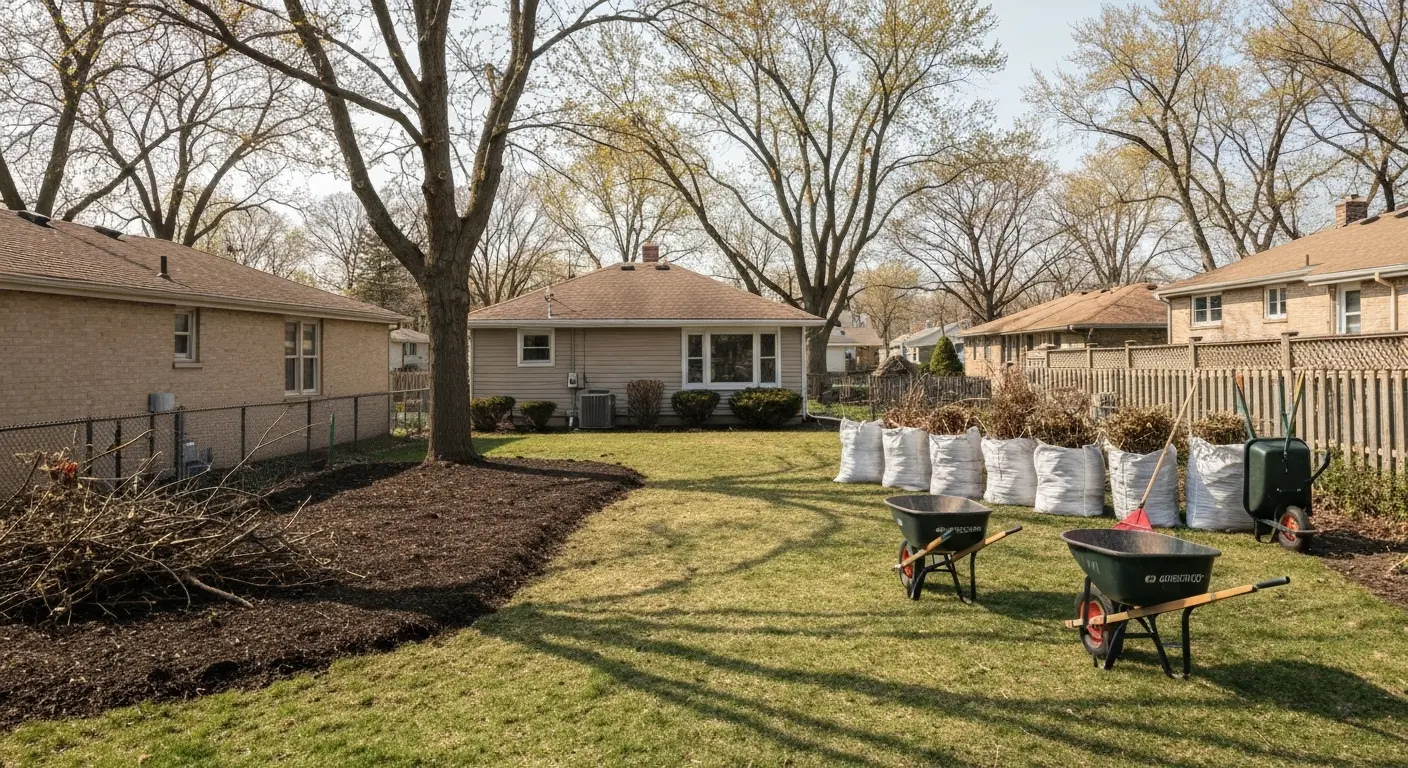 Debris removal and yard cleanup
