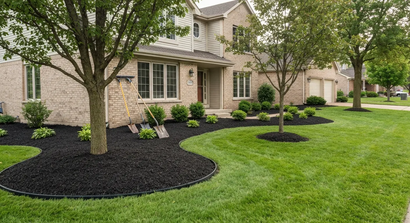 Bolingbrook residential landscape