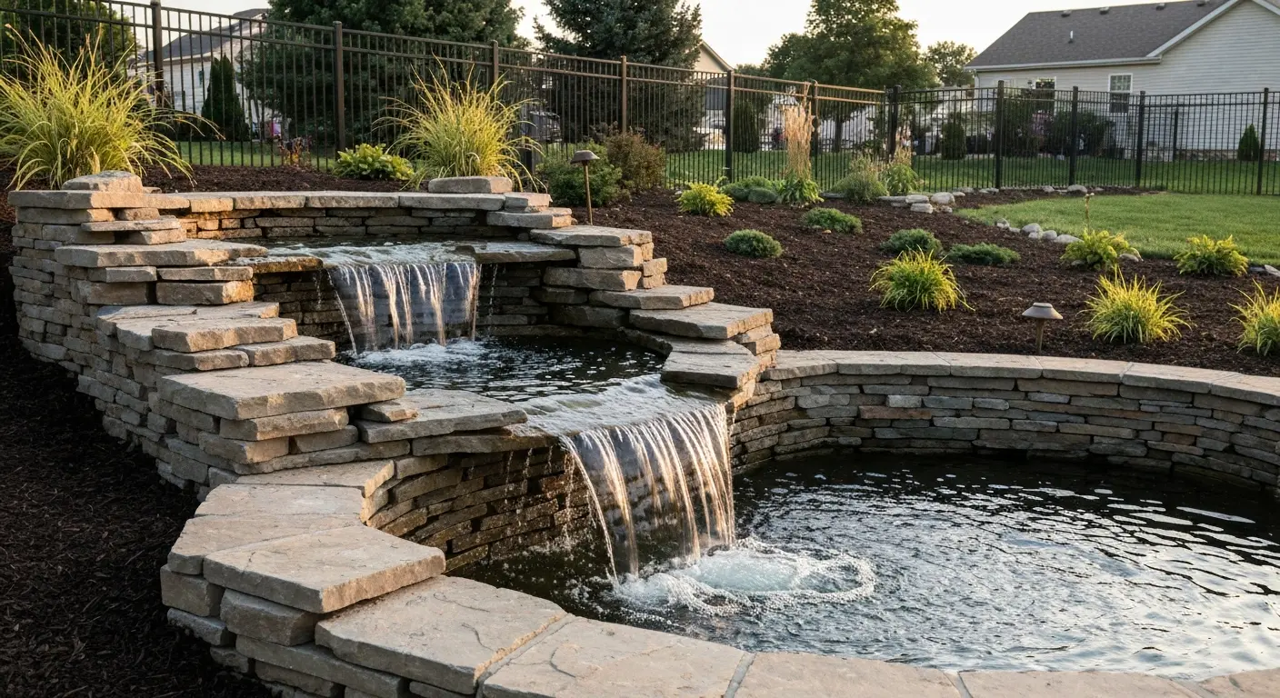 Pondless waterfall