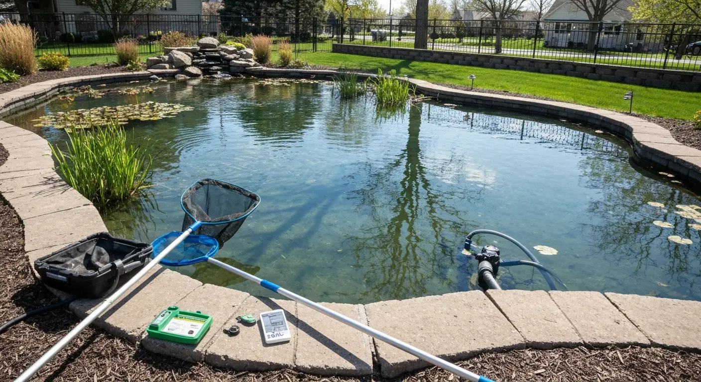 Pond maintenance service in Beau Bien Lisle