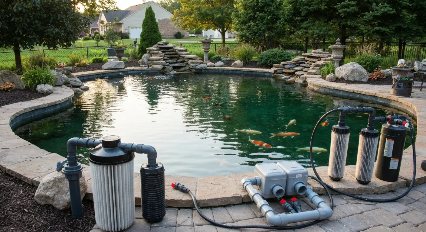 Koi pond installation in Orland Park
