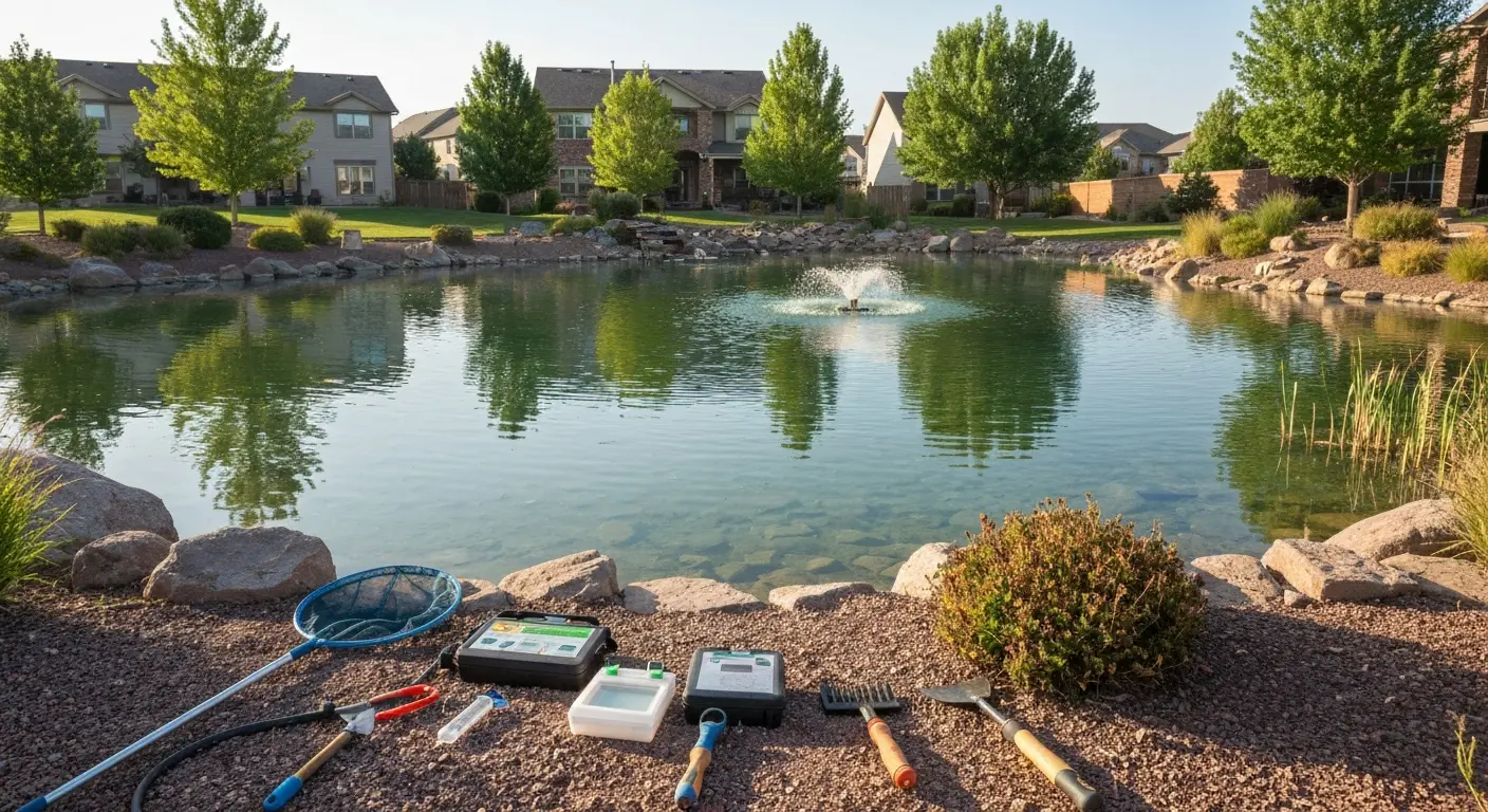 Pond maintenance service