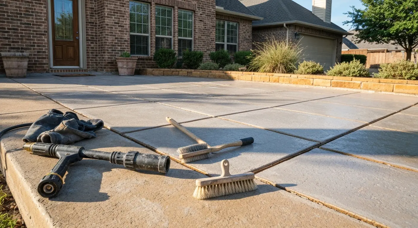 Patio maintenance and sealing