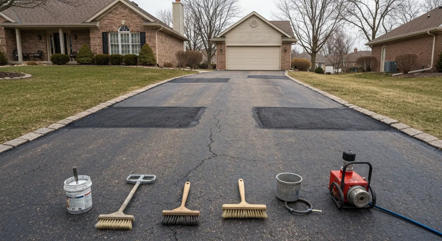 Driveway repair and patching