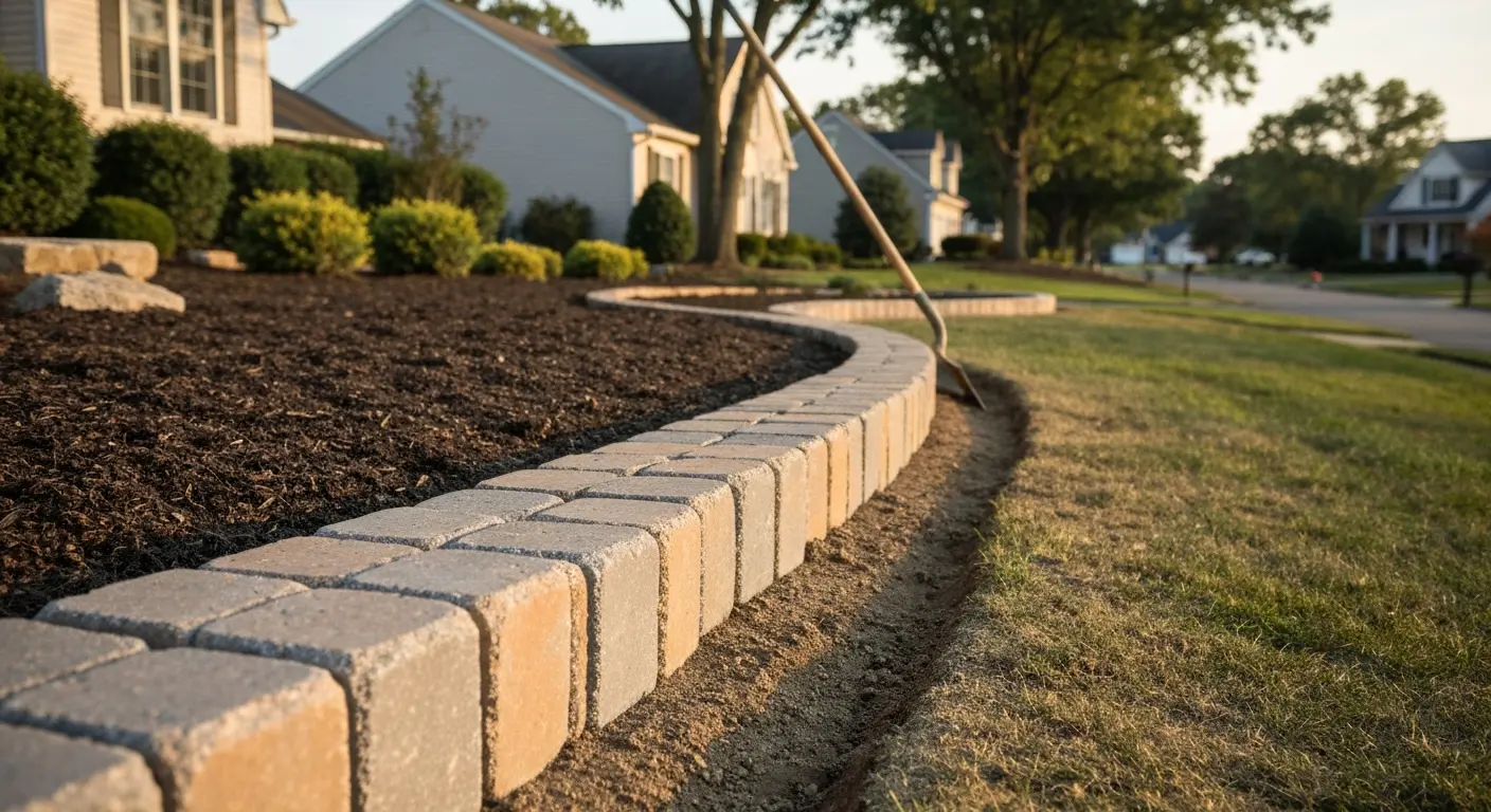 Decorative stone borders