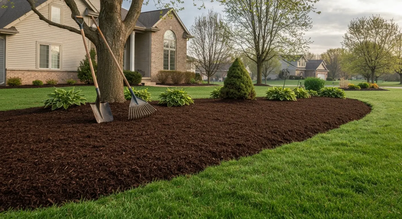 Seasonal mulch refresh