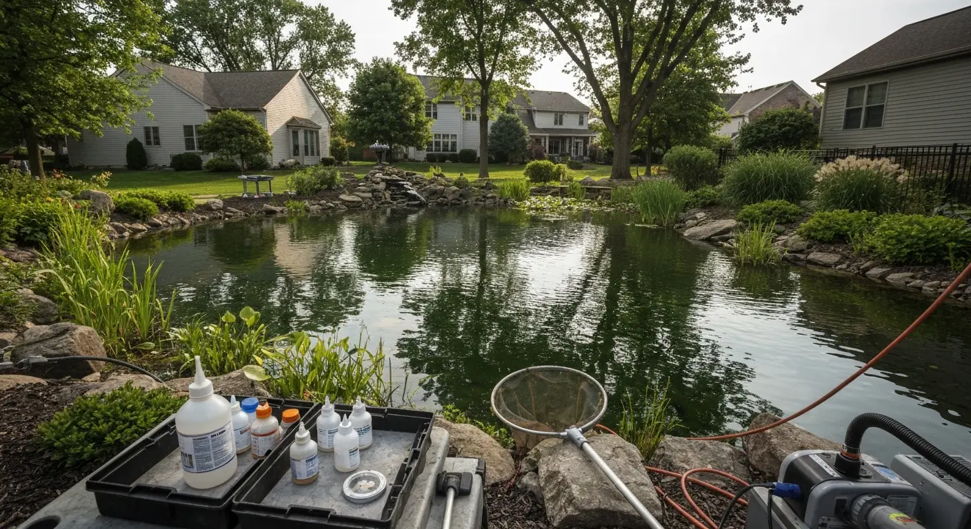 Pond maintenance service
