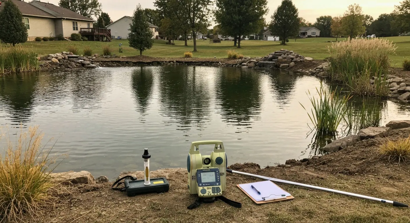 Pond contractor site assessment