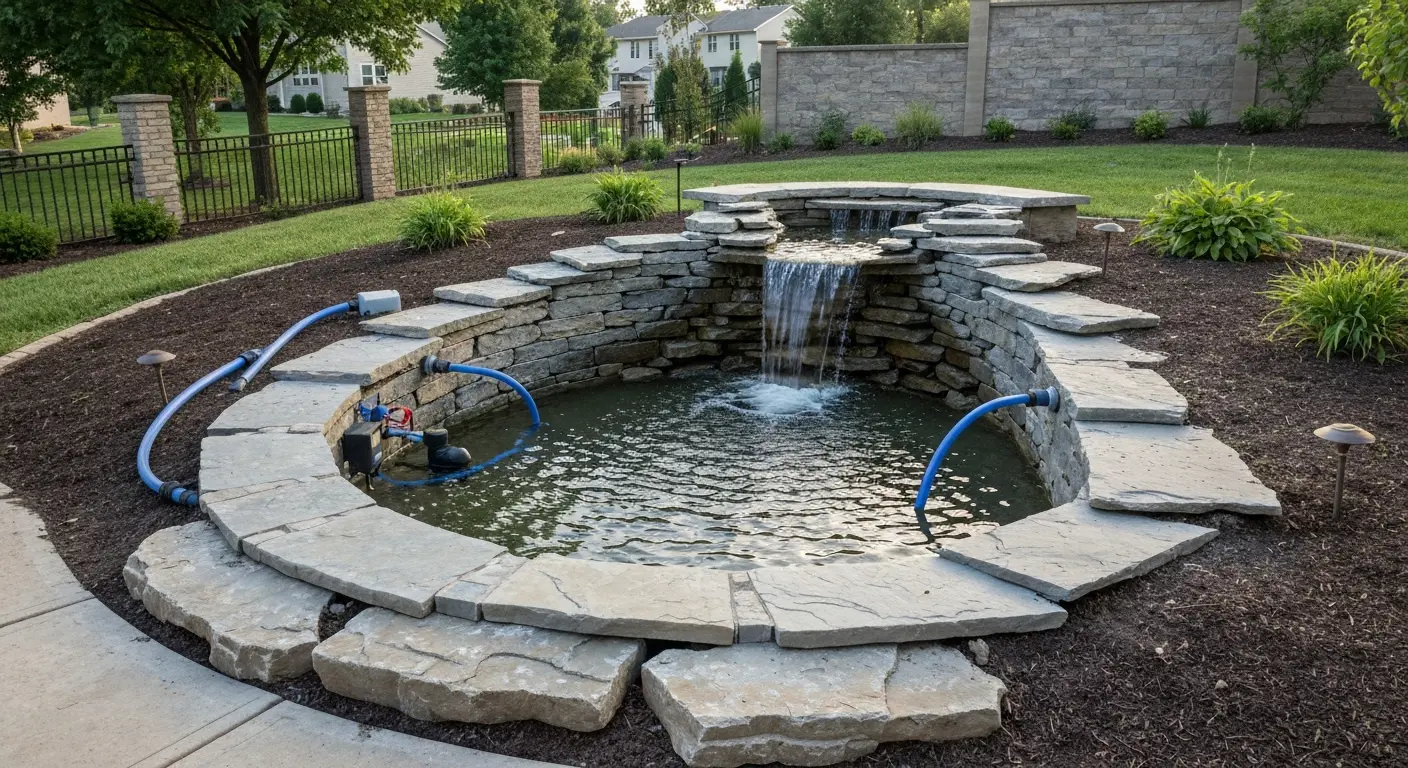 Pondless waterfall