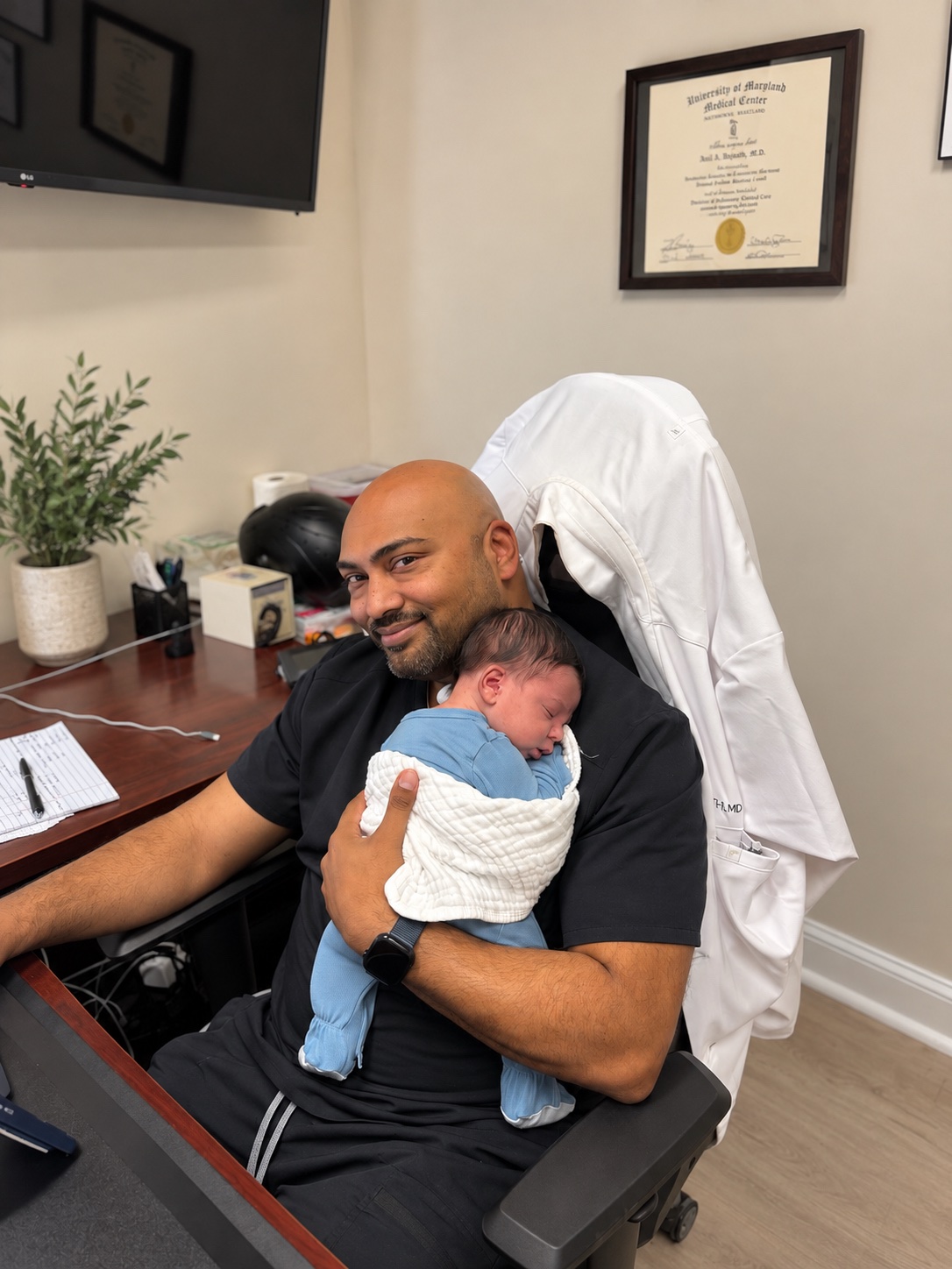 Dr. Anil Bajnath with his family