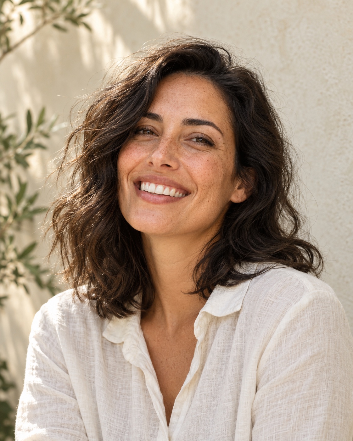 Illustrative natural smile; not a cosmetic dentistry before-and-after