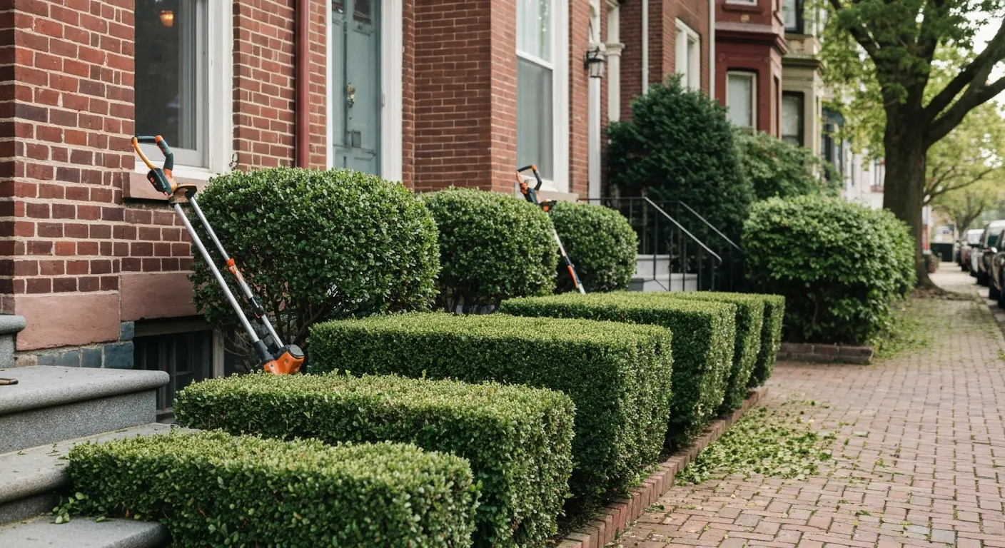 Shrub trimming and pruning