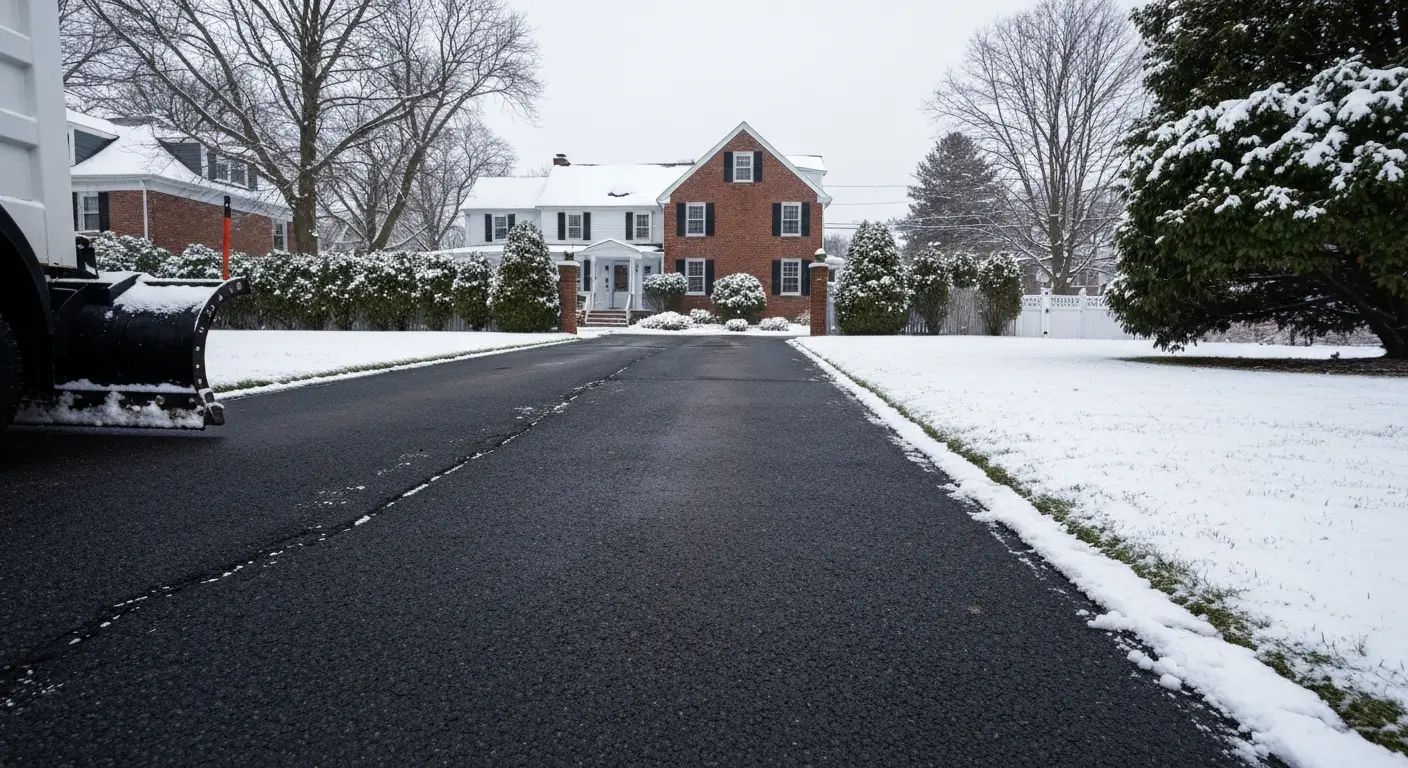 Driveway snow removal