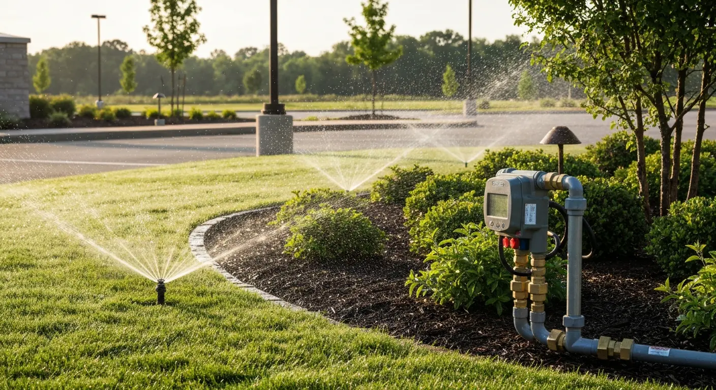 Commercial irrigation system startup