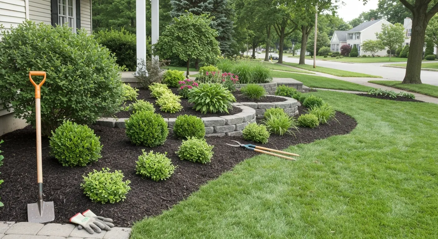 Landscape design and planting