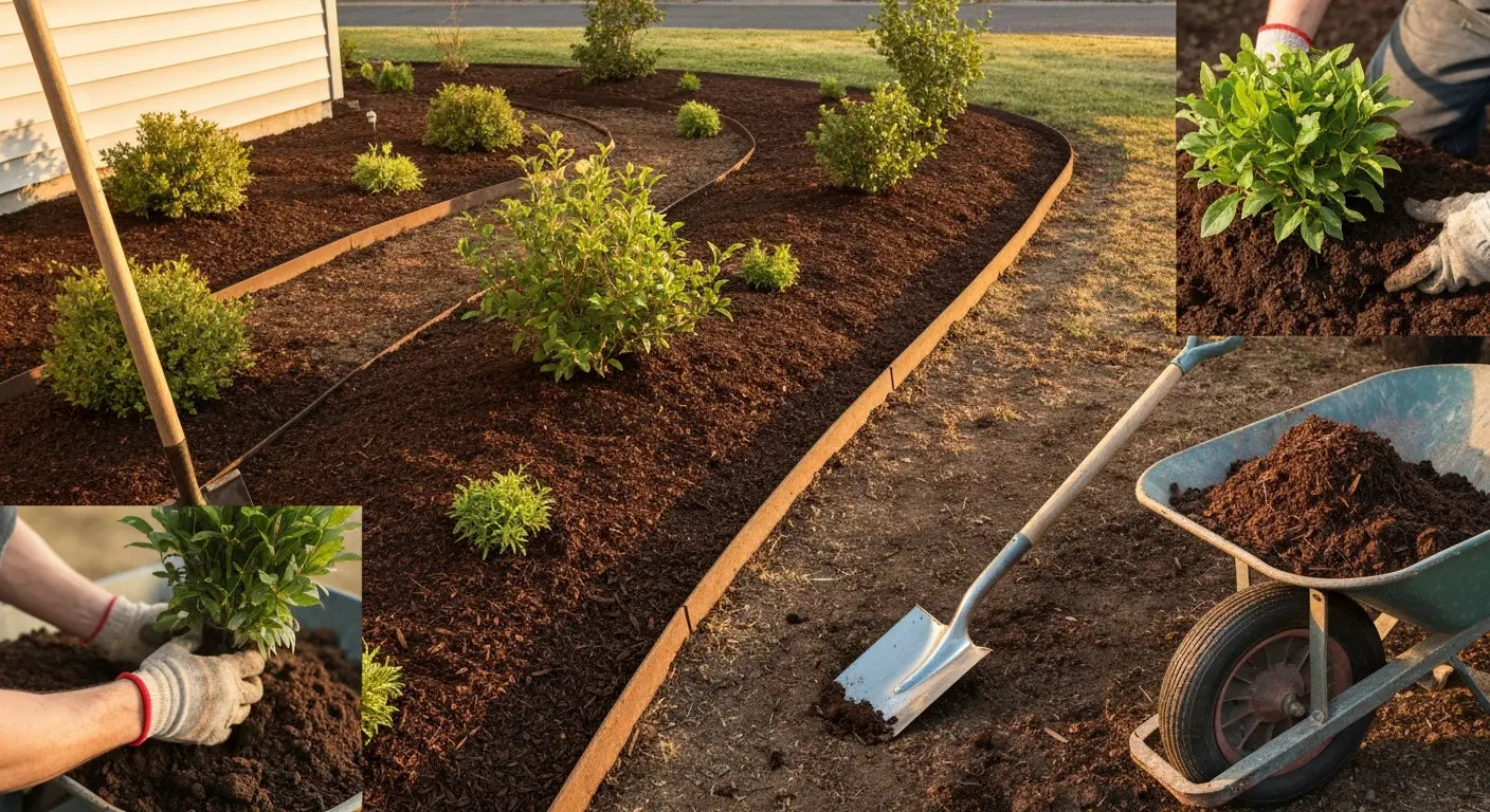 Mulch bed renovation