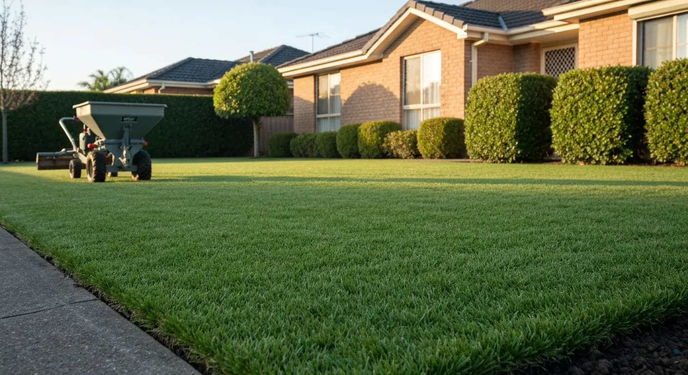 Lawn fertilization and care
