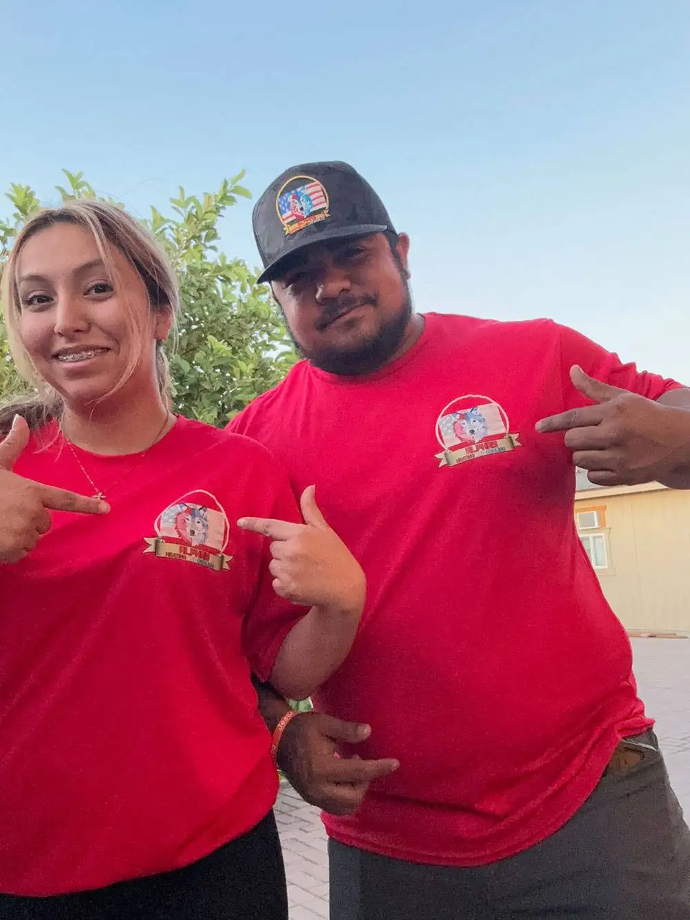 Vanessa and Leo — owners of Alphas Heating and Cooling, Mesa's family-owned HVAC company