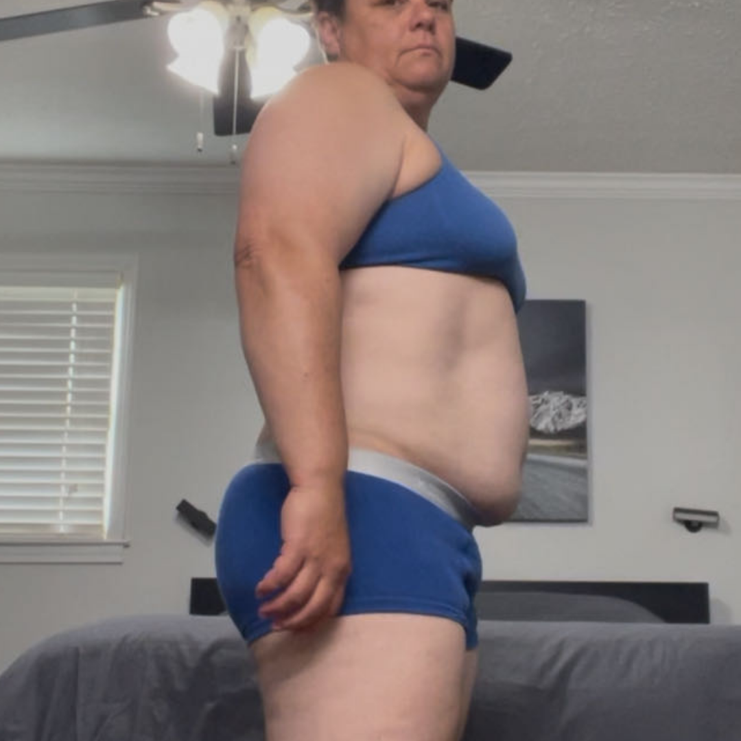 Linda before transformation
