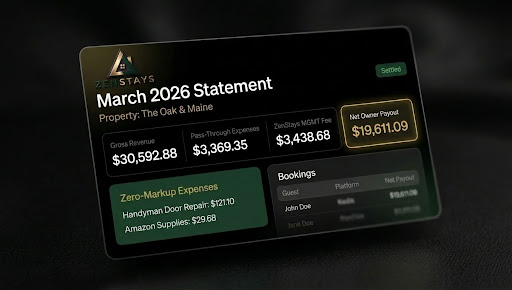 ZenStays March 2026 Statement