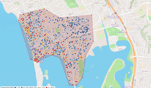 Neighborhood Comp Set Map
