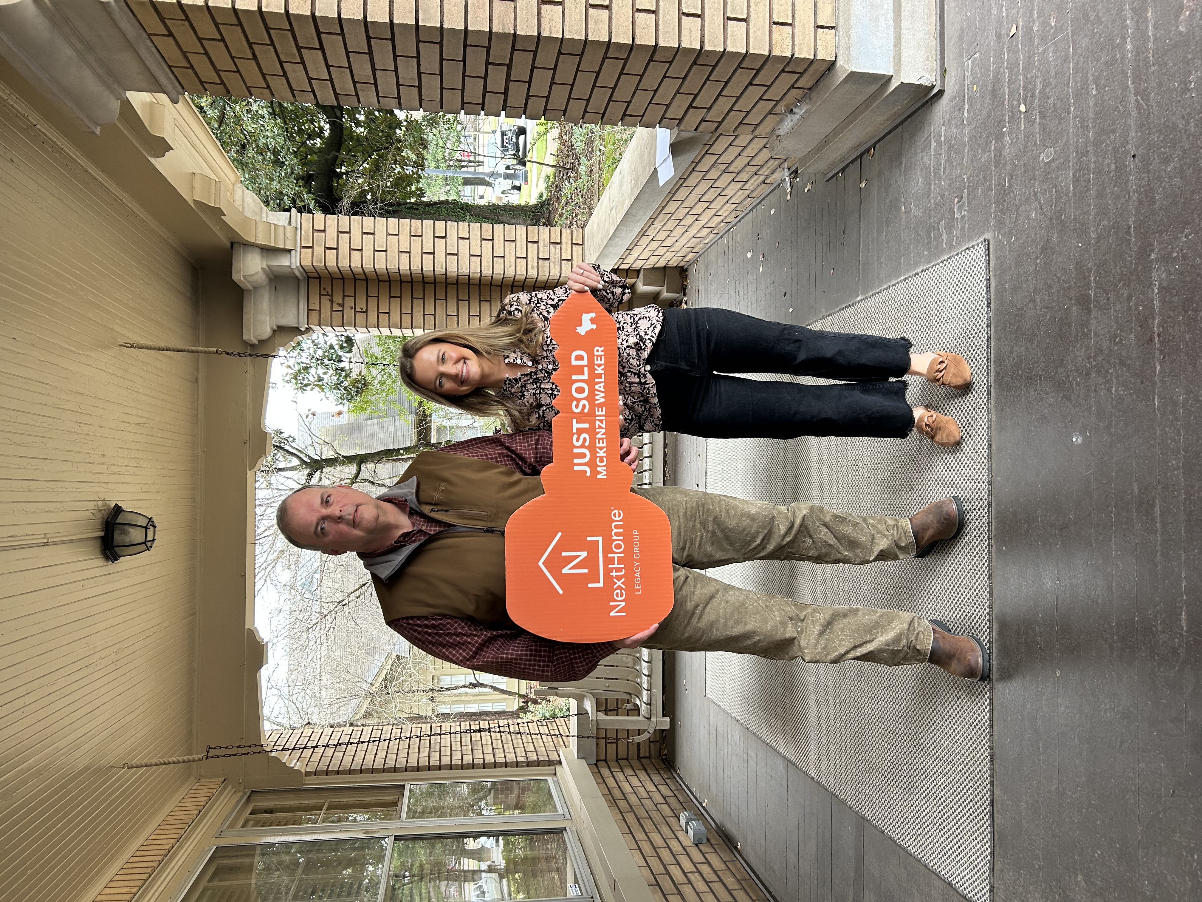 McKenzie with clients