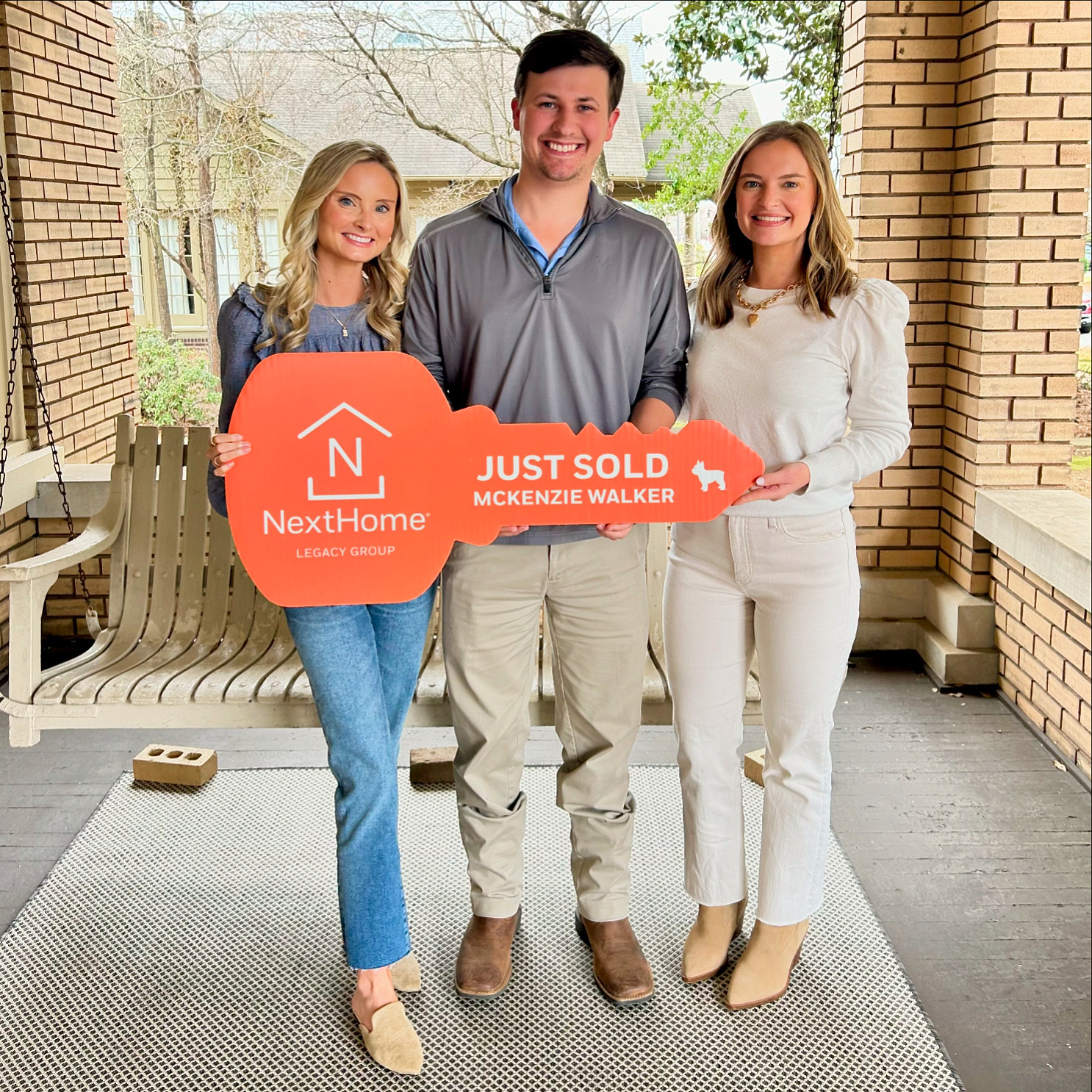McKenzie with clients
