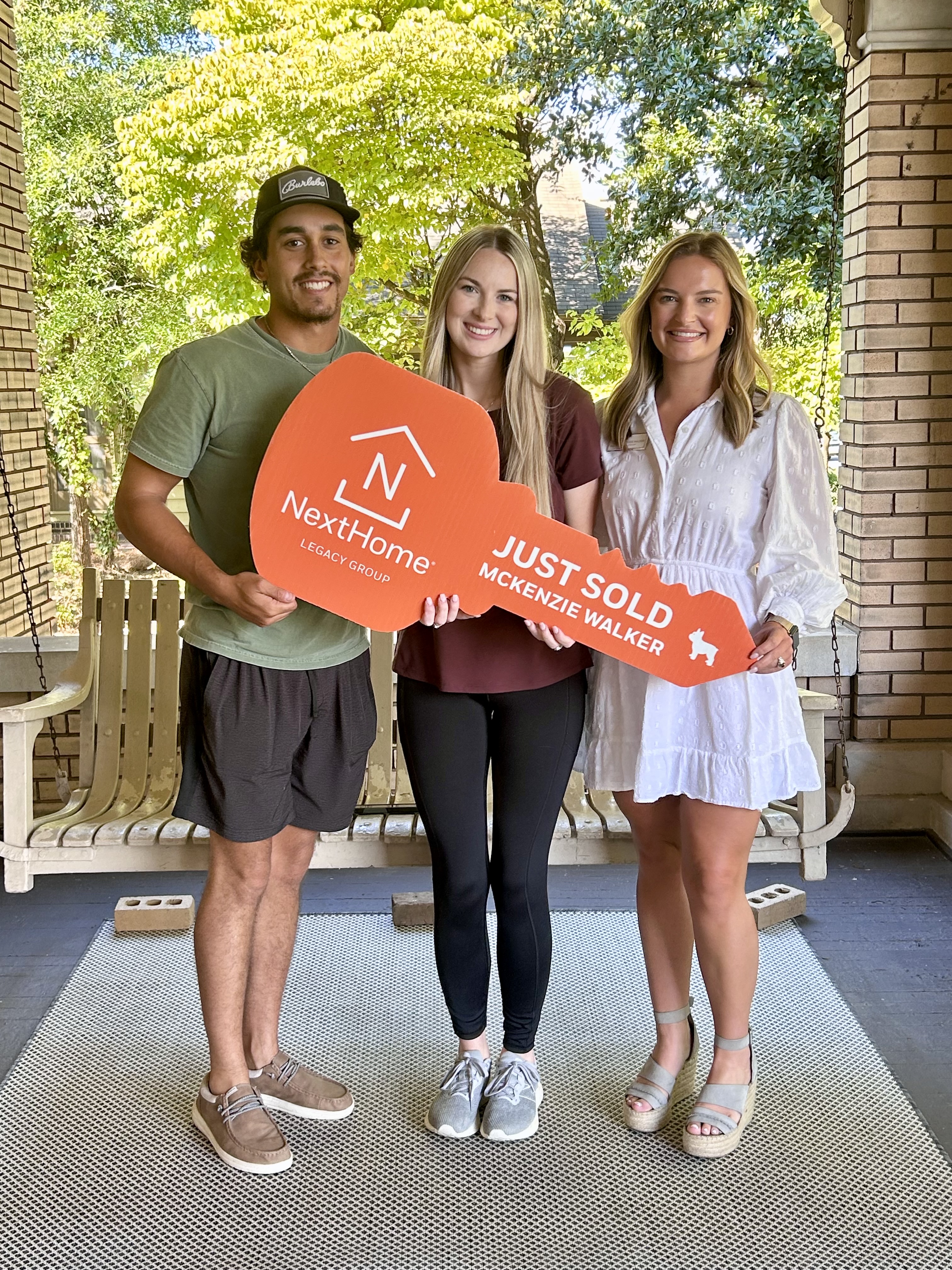 McKenzie with clients
