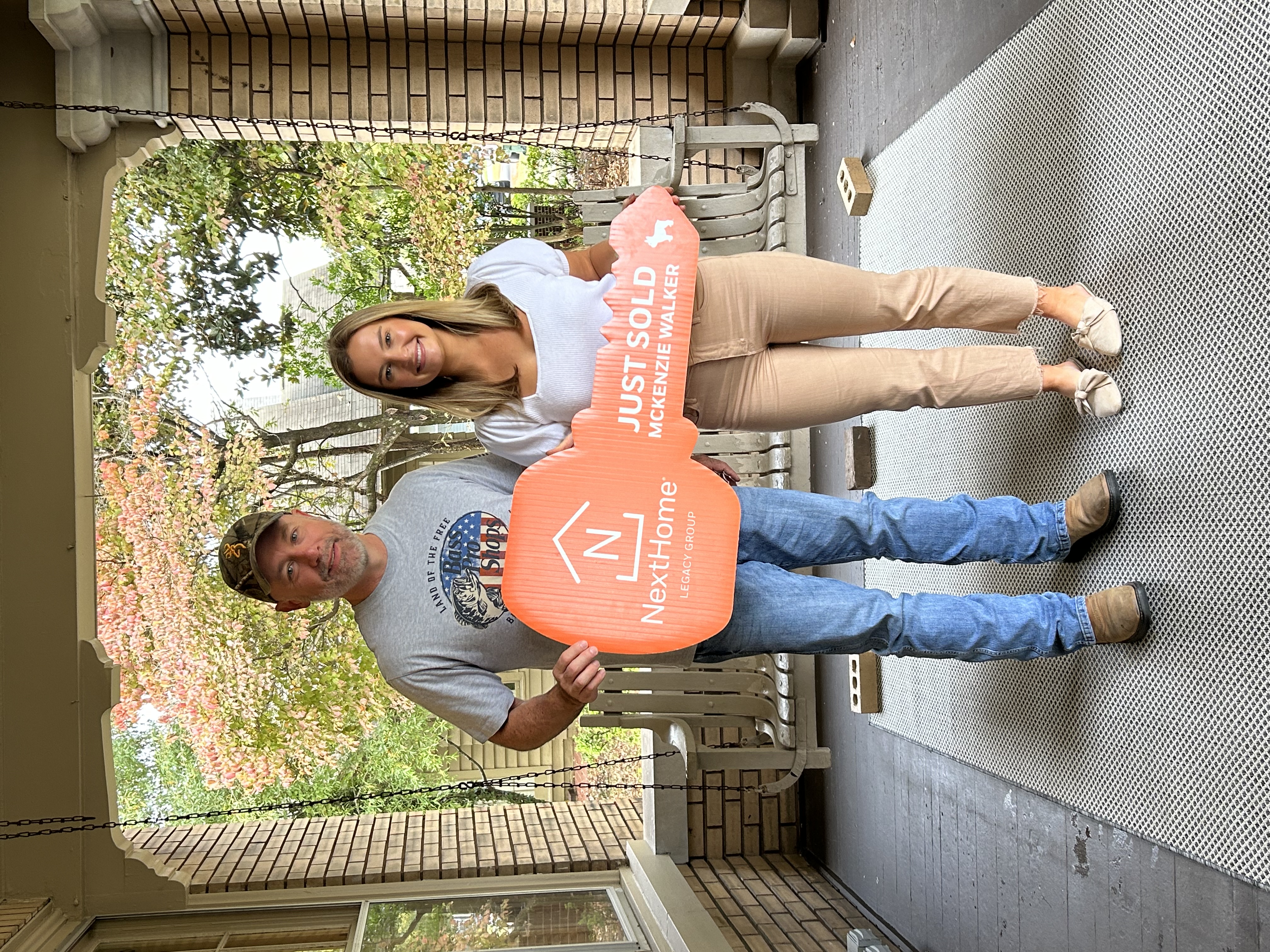 McKenzie with clients