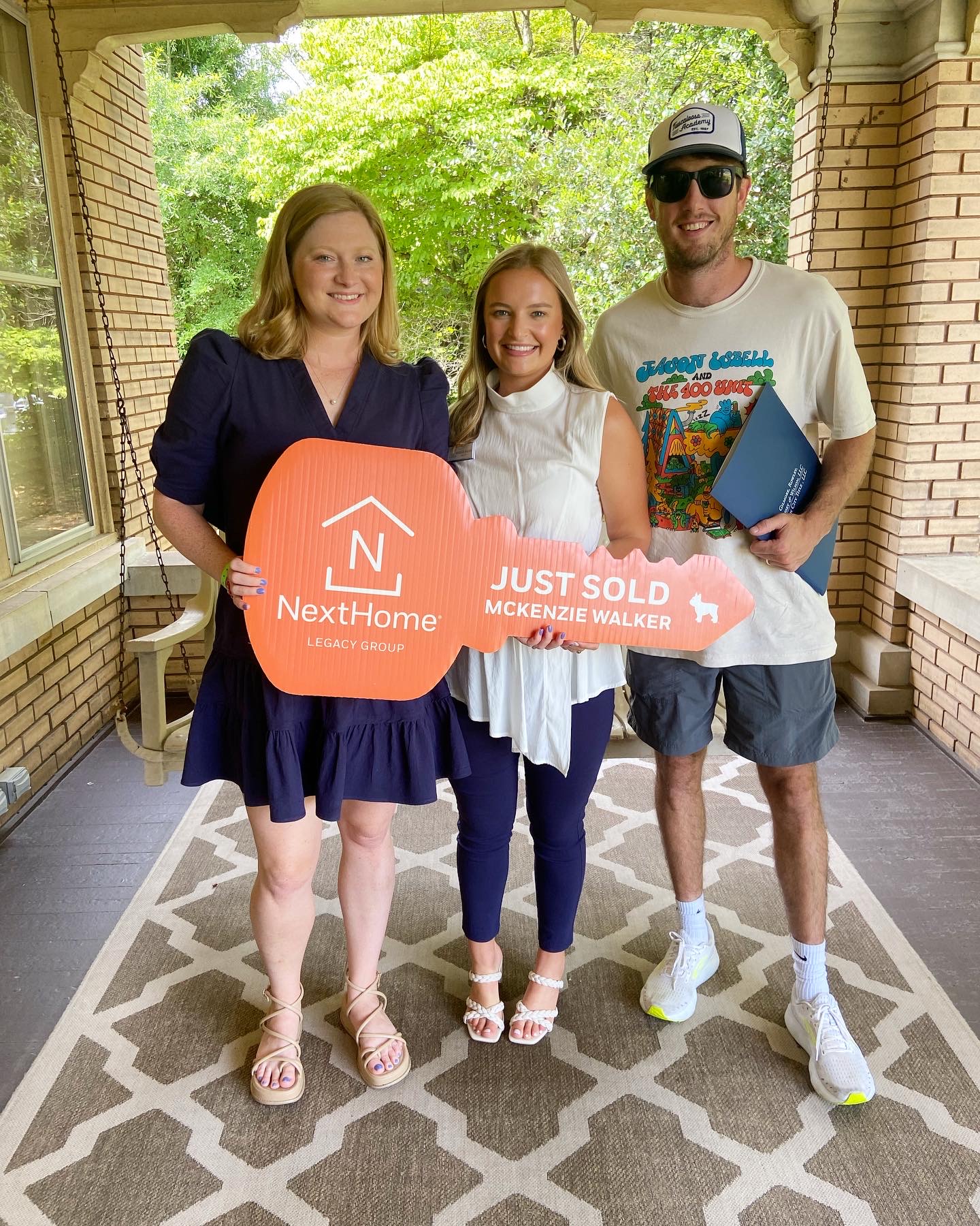 McKenzie with clients