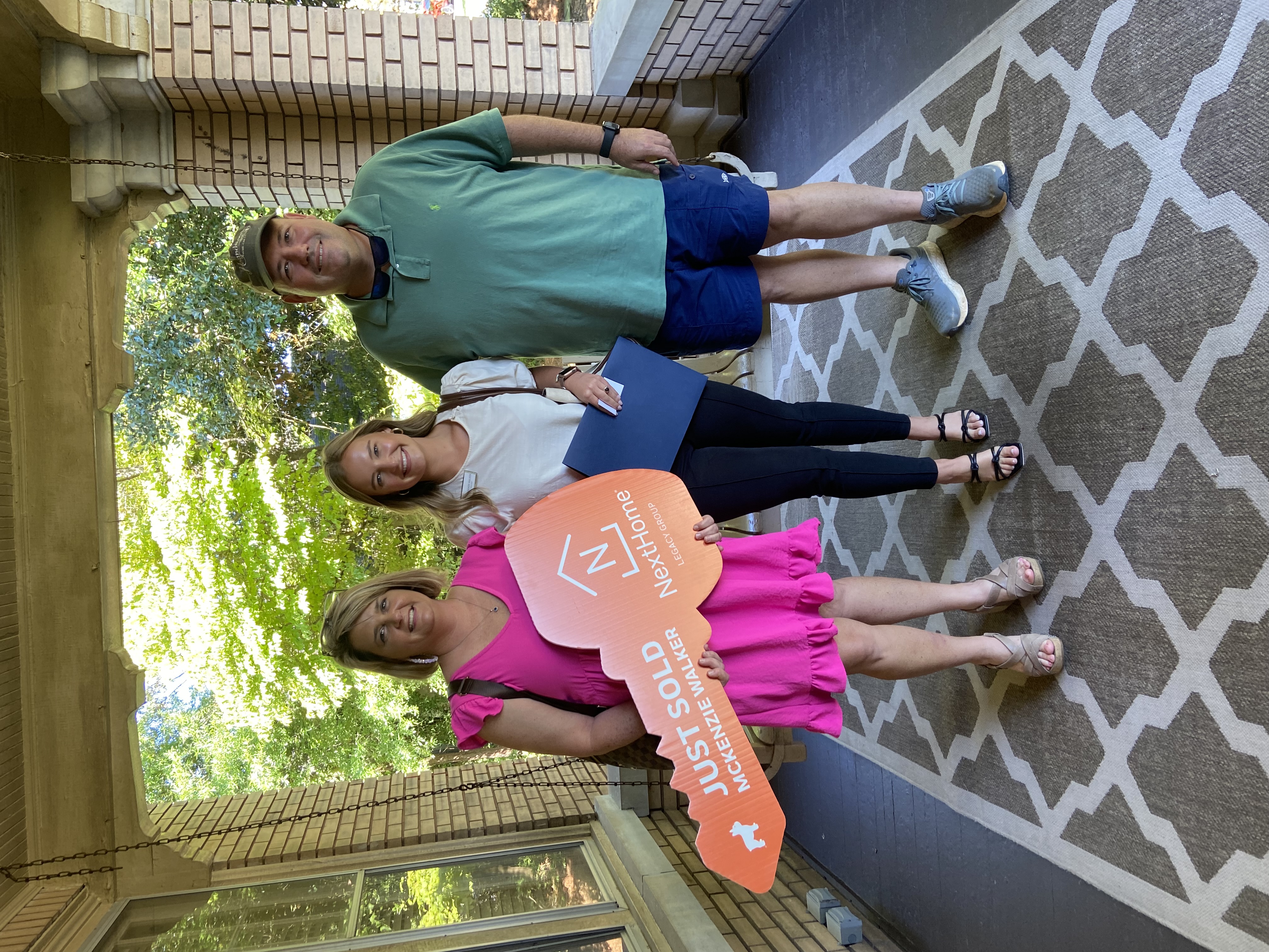 McKenzie with clients