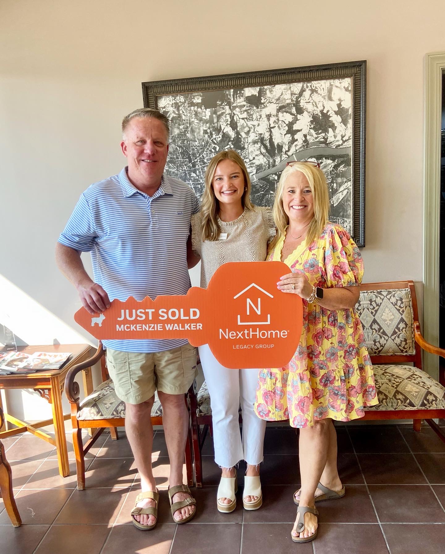 McKenzie with clients