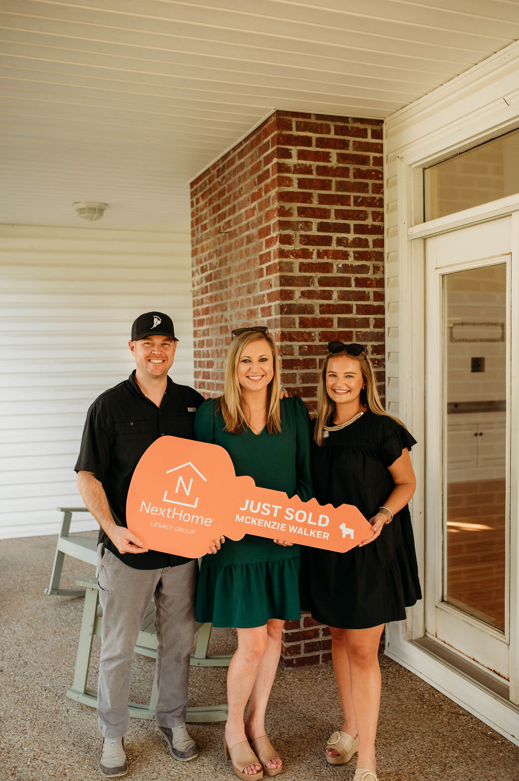McKenzie with clients