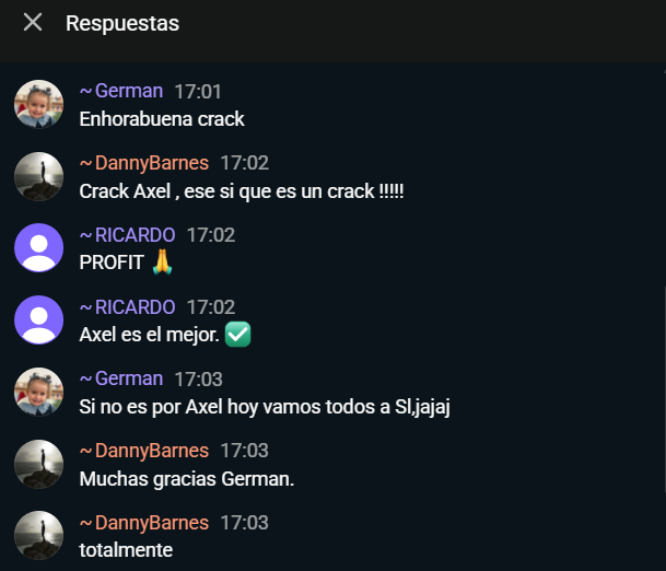 Mensaje alumno