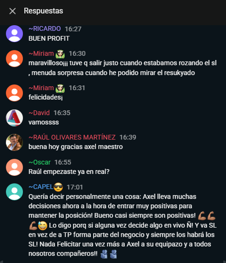 Mensaje alumno