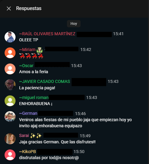 Mensaje alumno