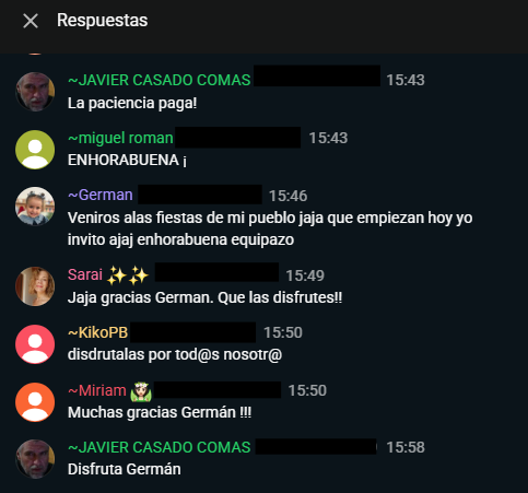 Mensaje alumno