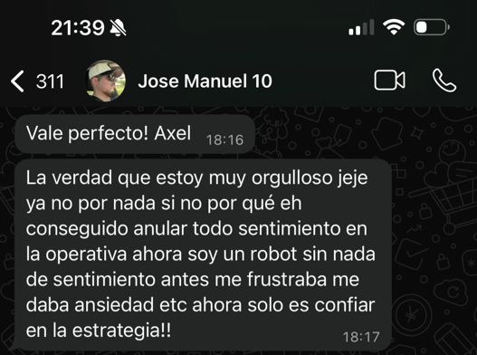 Mensaje alumno