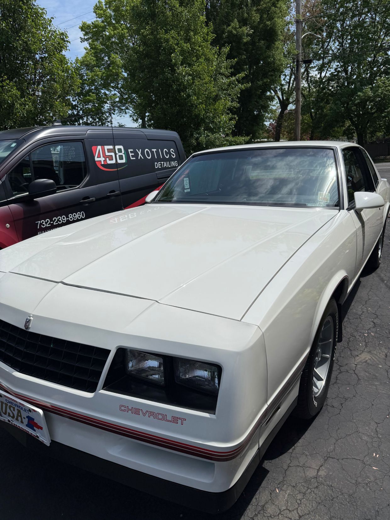 Car Detailing a classic car in Freehold, NJ