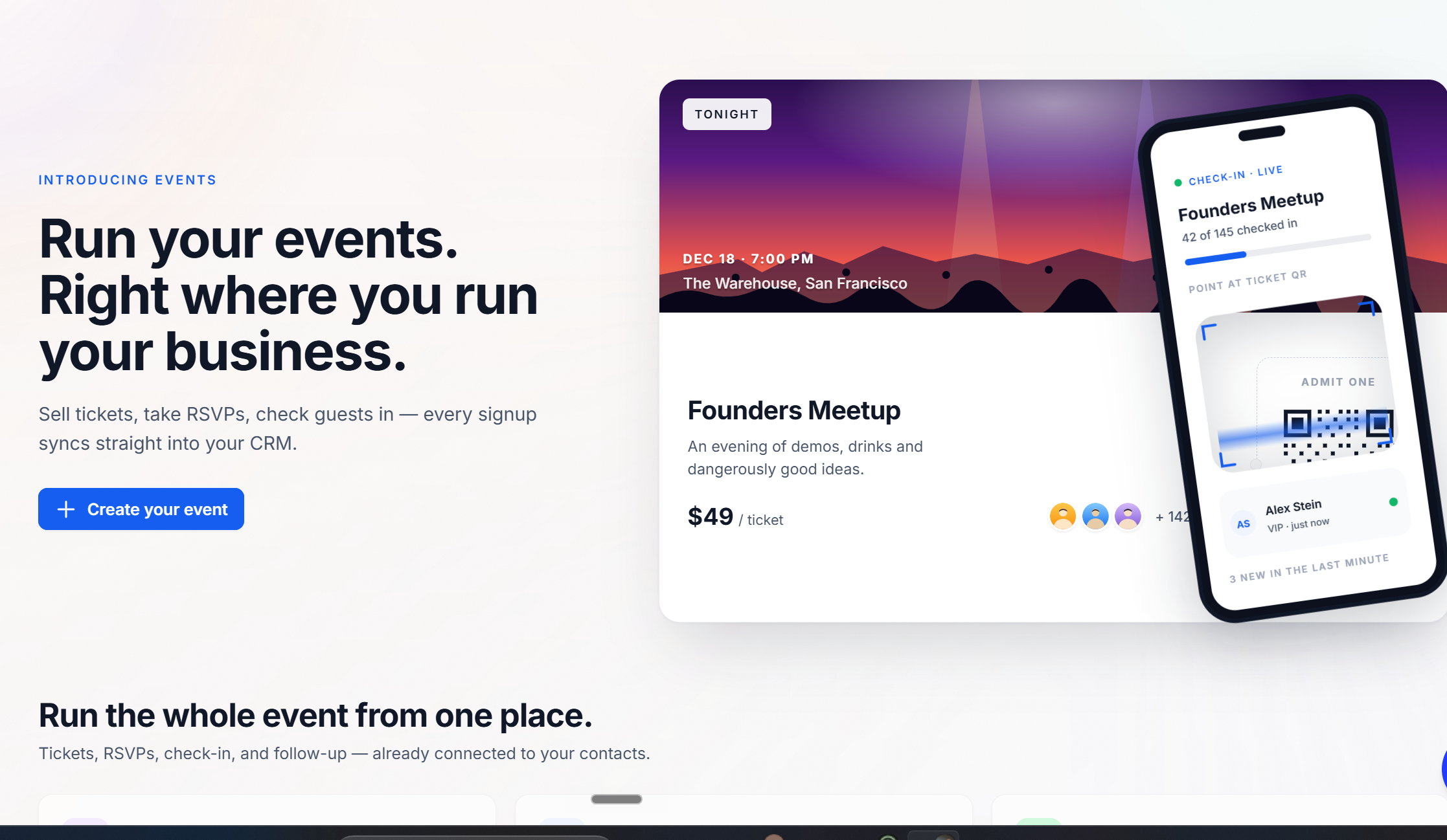 BrandWave for Events Ticketing System
