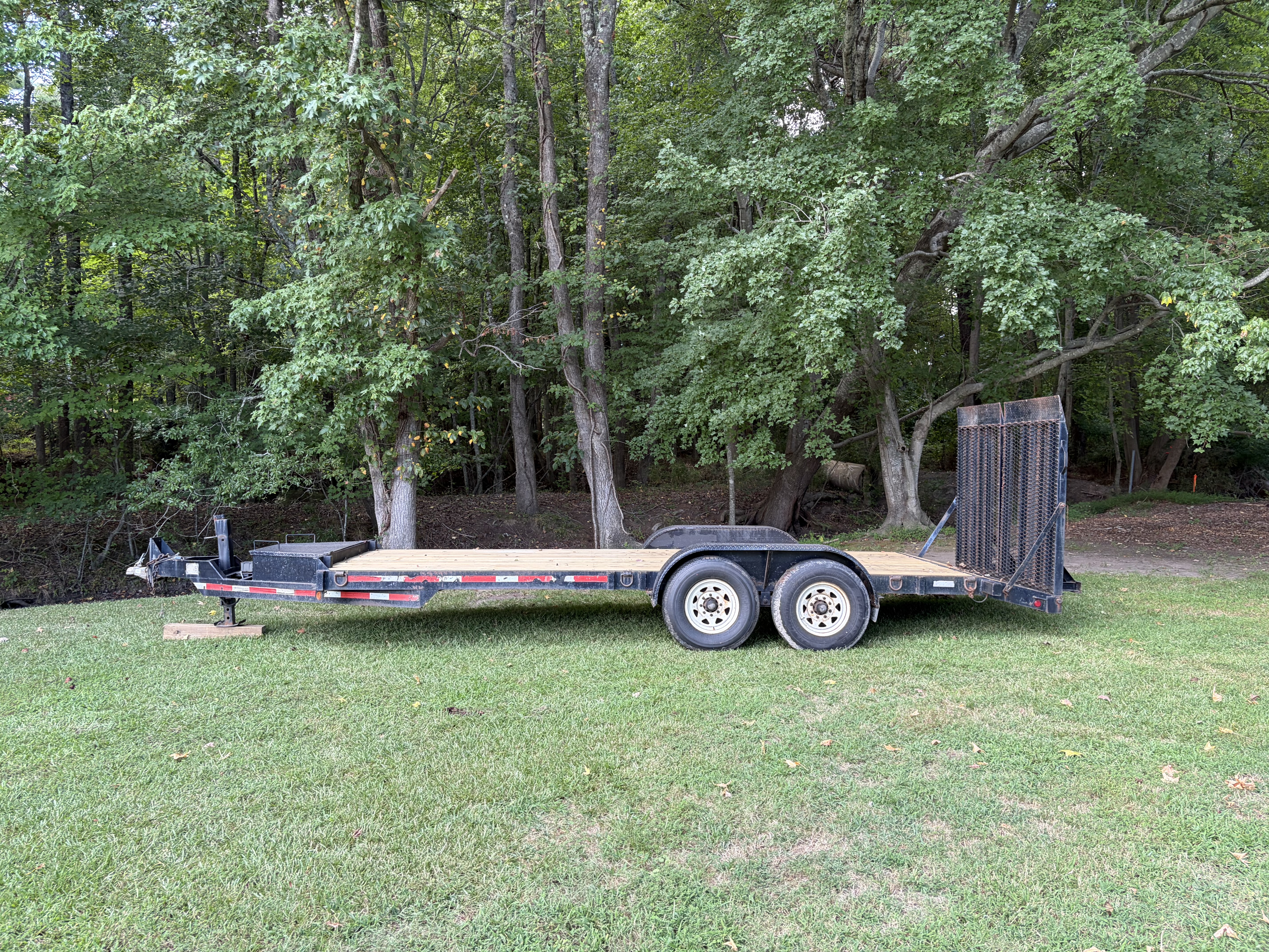 Equipment trailer for rent from Storehouse Solutions LLC in Chesapeake, VA