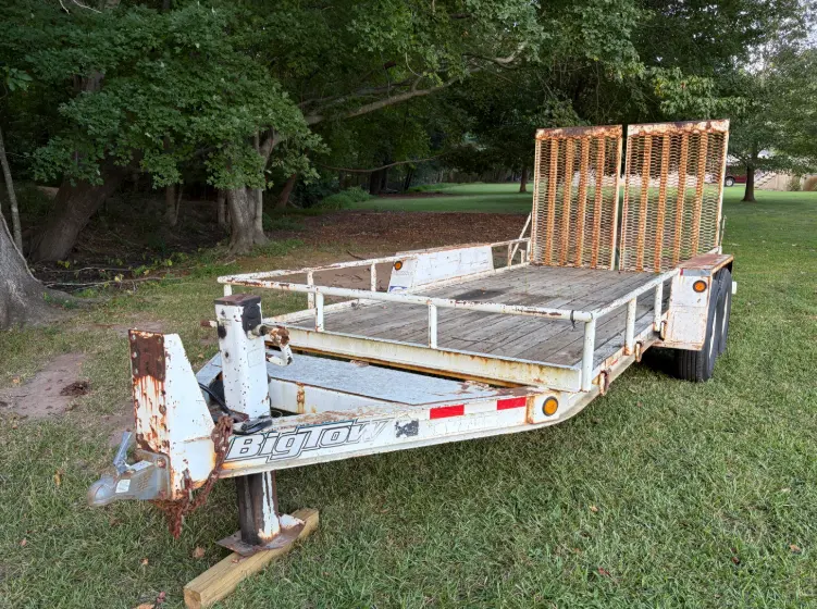 7 x 16 equipment and utility trailer for rent from Storehouse Solutions LLC in Chesapeake, VA
