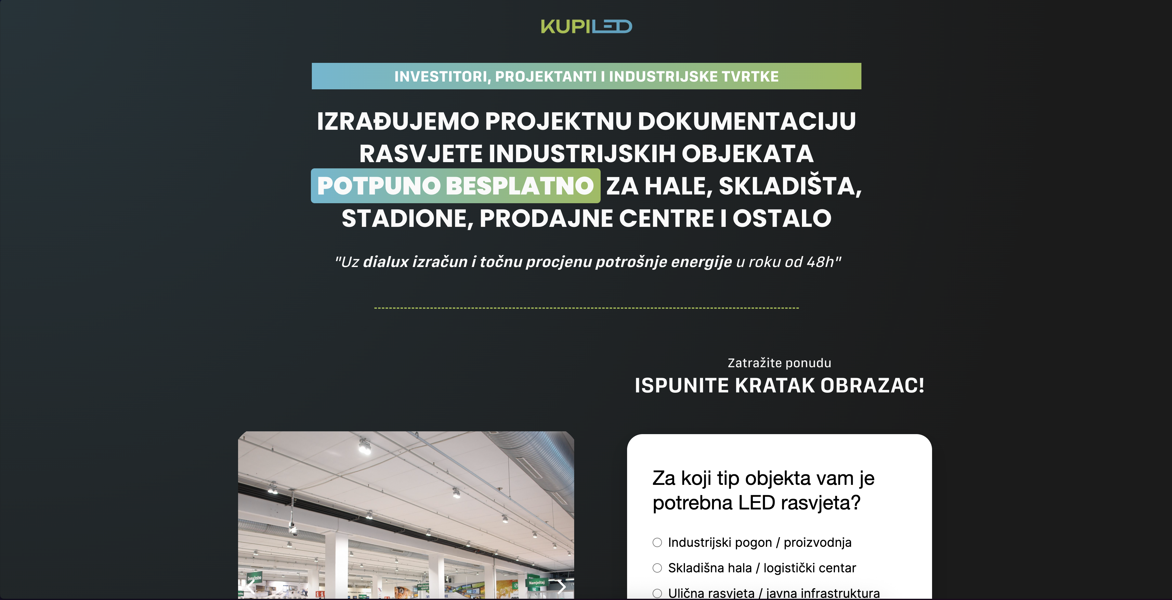 KupiLed funnel preview