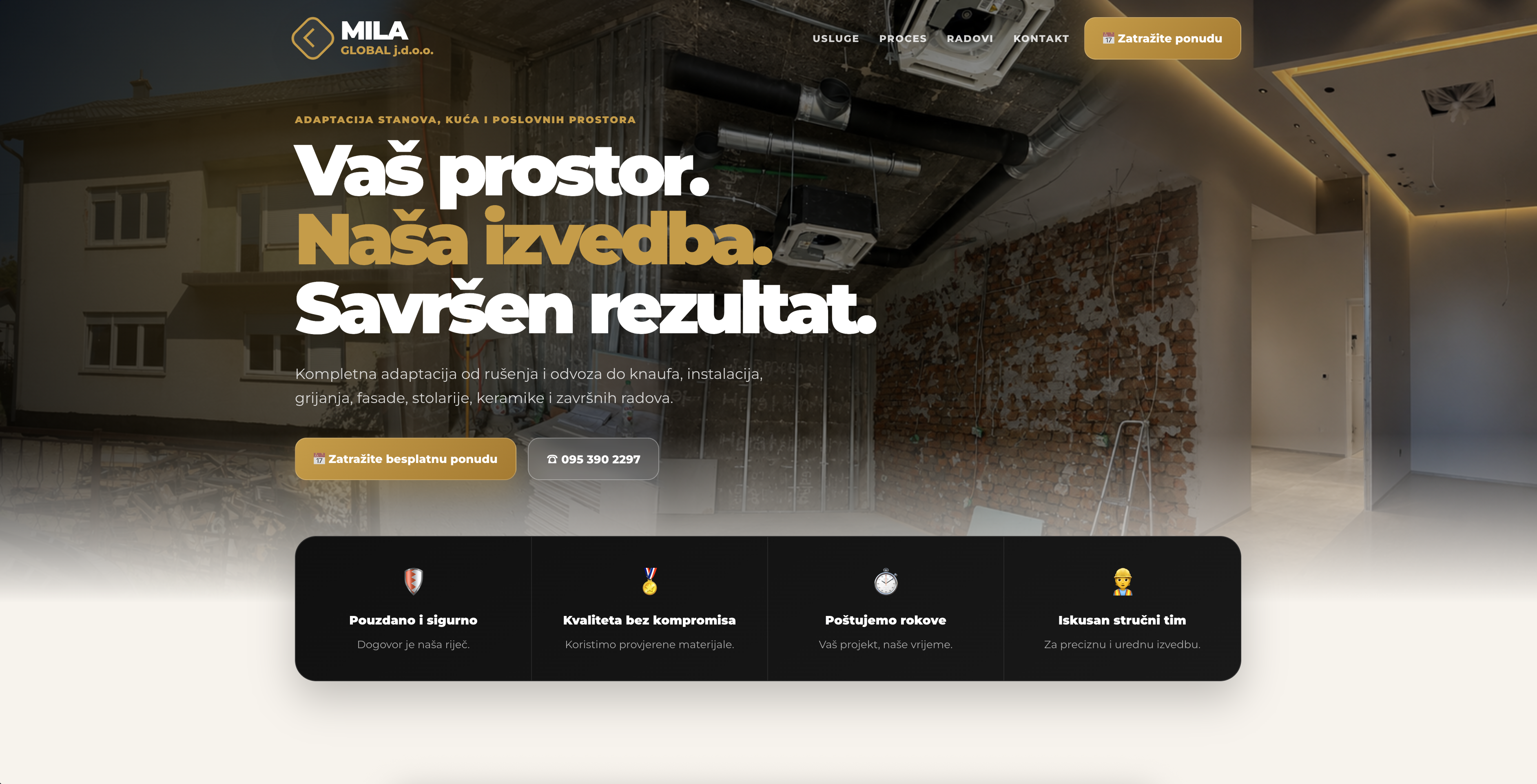 Mila Global web preview